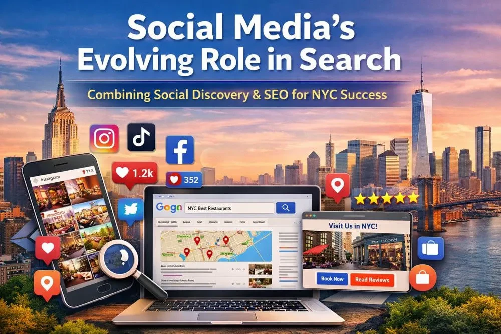 Social Media’s Evolving Role in Search (and Why NYC Businesses Still Win With Websites + SEO)